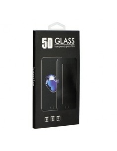 Full glue iPhone 7/8/SE 2nd Gen (2020) fekete hajlított 5D előlapi üvegfólia