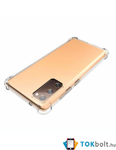 Rugalmas TPU tok Samsung Galaxy S20 FE készülékhez - ÁTTETSZŐ