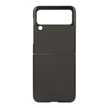 Samsung Galaxy Z Flip3 5G karbon mintás tok - FEKETE