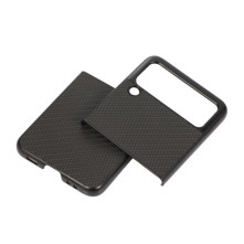 Samsung Galaxy Z Flip3 5G karbon mintás tok - FEKETE