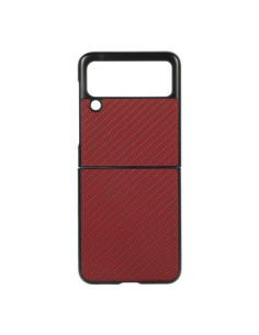 Samsung Galaxy Z Flip3 5G karbon mintás tok - PIROS