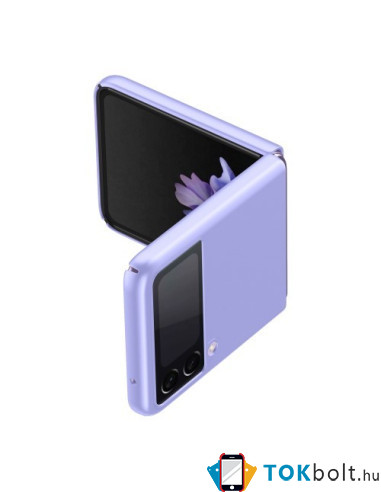 Műanyag hátlap tok Samsung Galaxy Z Flip3 5G készülékhez - LILA