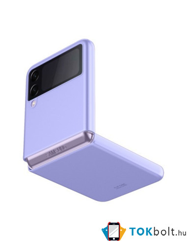Műanyag hátlap tok Samsung Galaxy Z Flip3 5G készülékhez - LILA