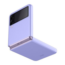 Műanyag hátlap tok Samsung Galaxy Z Flip3 5G készülékhez - LILA