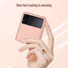 Műanyag hátlap tok Samsung Galaxy Z Flip3 5G készülékhez - LILA