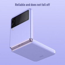 Műanyag hátlap tok Samsung Galaxy Z Flip3 5G készülékhez - LILA