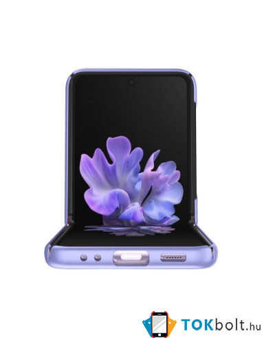Műanyag hátlap tok Samsung Galaxy Z Flip3 5G készülékhez - LILA