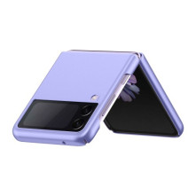 Műanyag hátlap tok Samsung Galaxy Z Flip3 5G készülékhez - LILA