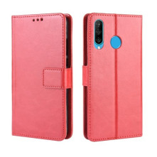 Oldalra nyíló tok Huawei P30 lite telefonhoz - PIROS