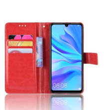 Oldalra nyíló tok Huawei P30 lite telefonhoz - PIROS