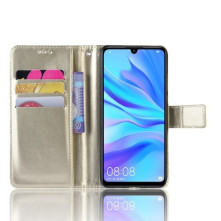 Oldalra nyíló tok Huawei P30 lite telefonhoz - ARANY