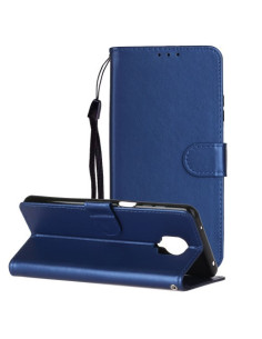 Oldalra nyíló tok Xiaomi Redmi Note 9S telefonhoz - KÉK
