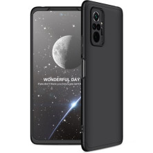 GKK három részes tok Xiaomi Redmi Note 10 Pro készülékhez - FEKETE