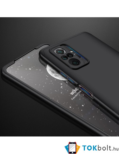 GKK három részes tok Xiaomi Redmi Note 10 Pro készülékhez - FEKETE