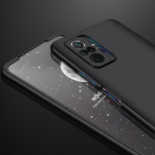 GKK három részes tok Xiaomi Redmi Note 10 Pro készülékhez - FEKETE