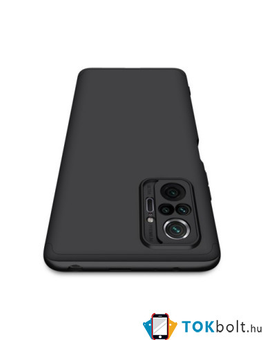 GKK három részes tok Xiaomi Redmi Note 10 Pro készülékhez - FEKETE