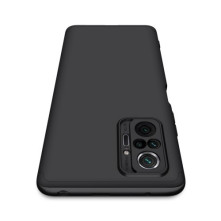 GKK három részes tok Xiaomi Redmi Note 10 Pro készülékhez - FEKETE