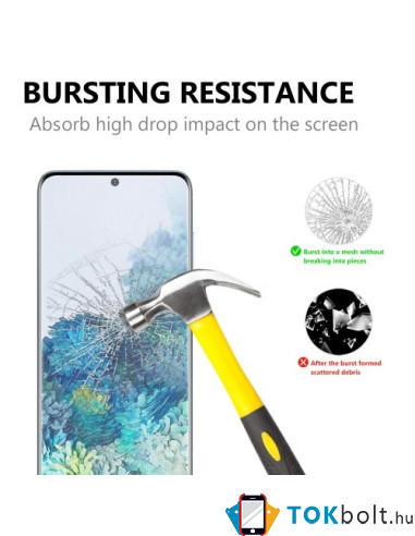 Kijelzővédő karcálló edzett üveg Samsung Galaxy S21 FE 5G típusú készülékhez - 1 db