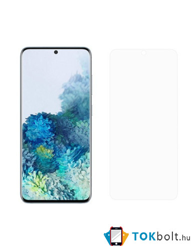 Kijelzővédő karcálló edzett üveg Samsung Galaxy S21 FE 5G típusú készülékhez - 1 db