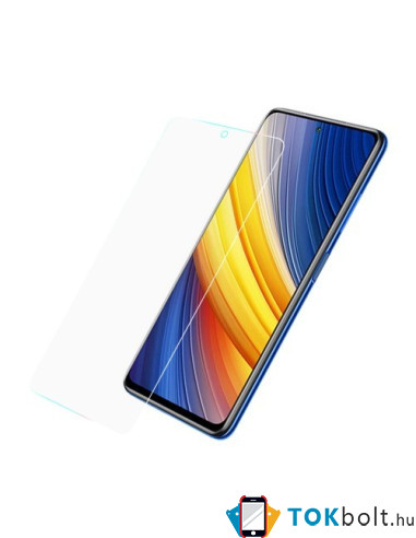 Kijelzővédő karcálló edzett üveg Xiaomi Poco X3 Pro típusú készülékhez - 1 db