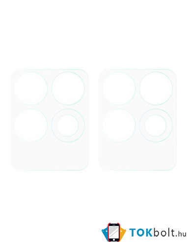 Telefon kamera védő üveg Realme 8i típusú készülékhez - 2 db