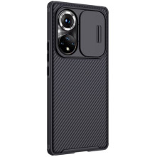 NILLKIN masszív tok kameravédővel Honor 50 Pro / Huawei nova 9 Pro készülékhez - FEKETE