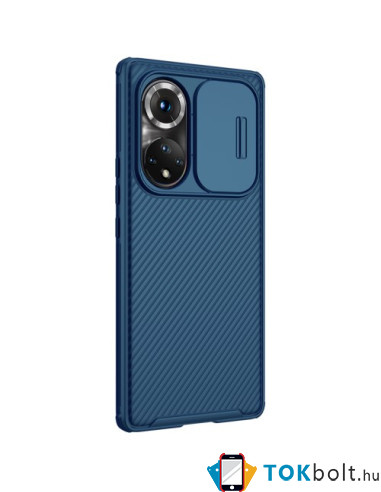 NILLKIN masszív tok kameravédővel Honor 50 Pro / Huawei nova 9 Pro készülékhez - KÉK