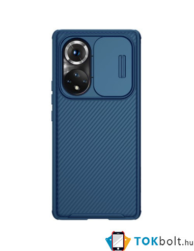 NILLKIN masszív tok kameravédővel Honor 50 Pro / Huawei nova 9 Pro készülékhez - KÉK