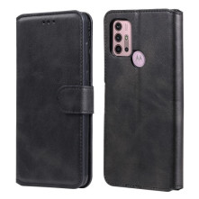 Oldalra nyíló tok Motorola Moto G10/G20/G30 telefonhoz - FEKETE