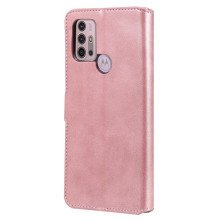 Oldalra nyíló tok Motorola Moto G10/G20/G30 telefonhoz - RÓZSAARANY