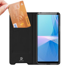 DUX DUCIS telefontok Sony Xperia 10 III készülékhez - FEKETE
