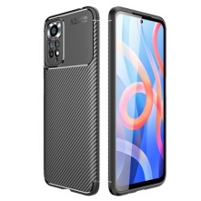 Xiaomi Redmi Note 11 4G karbon mintás tok - FEKETE