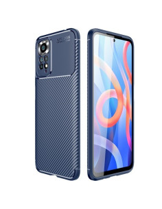 Xiaomi Redmi Note 11 4G karbon mintás tok - KÉK