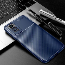 Xiaomi Redmi Note 11 4G karbon mintás tok - KÉK