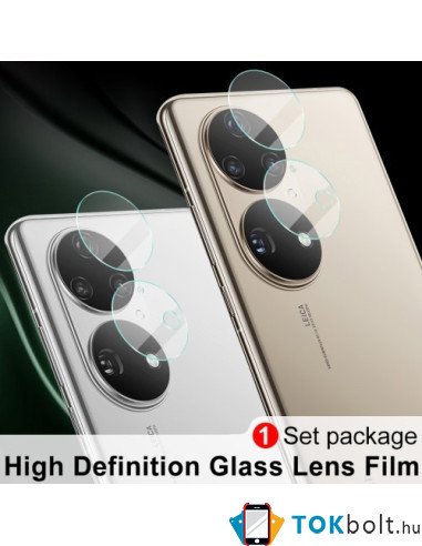 IMAK telefon kamera védő üveg Huawei P50 Pro típusú készülékhez - 1 db