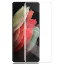 AMORUS kijelzővédő karcálló edzett üveg Samsung Galaxy S22 Ultra 5G típusú készülékhez - 1 db