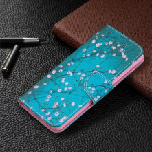 Oldalra nyíló mintás telefontok Samsung Galaxy A52 telefonhoz - TAVASZI VIRÁG