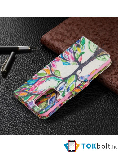 Oldalra nyíló mintás telefontok Samsung Galaxy A52 telefonhoz - FESTETT FA