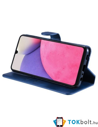 Oldalra nyíló tok Samsung Galaxy A33 5G telefonhoz - KÉK