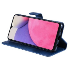 Oldalra nyíló tok Samsung Galaxy A33 5G telefonhoz - KÉK