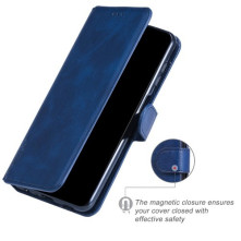 Oldalra nyíló tok Samsung Galaxy A33 5G telefonhoz - KÉK