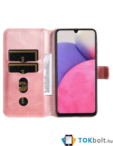 Oldalra nyíló tok Samsung Galaxy A33 5G telefonhoz - RÓZSAARANY