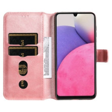 Oldalra nyíló tok Samsung Galaxy A33 5G telefonhoz - RÓZSAARANY