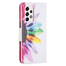 Oldalra nyíló mintás telefontok Samsung Galaxy A53 5G telefonhoz - SZÍNPALETTA