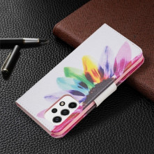 Oldalra nyíló mintás telefontok Samsung Galaxy A53 5G telefonhoz - SZÍNPALETTA