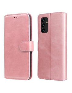 Oldalra nyíló tok Samsung Galaxy A13 4G telefonhoz - RÓZSAARANY