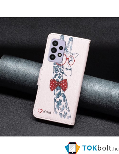 Oldalra nyíló mintás telefontok Samsung Galaxy A33 5G telefonhoz - ZSIRÁF