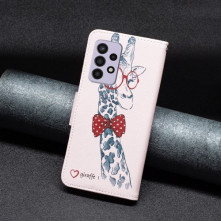 Oldalra nyíló mintás telefontok Samsung Galaxy A33 5G telefonhoz - ZSIRÁF