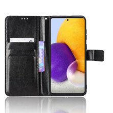 Oldalra nyíló tok Samsung Galaxy A53 5G telefonhoz - FEKETE