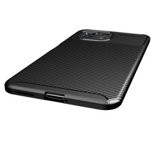 Xiaomi Mi 11 Lite karbon mintás tok - FEKETE